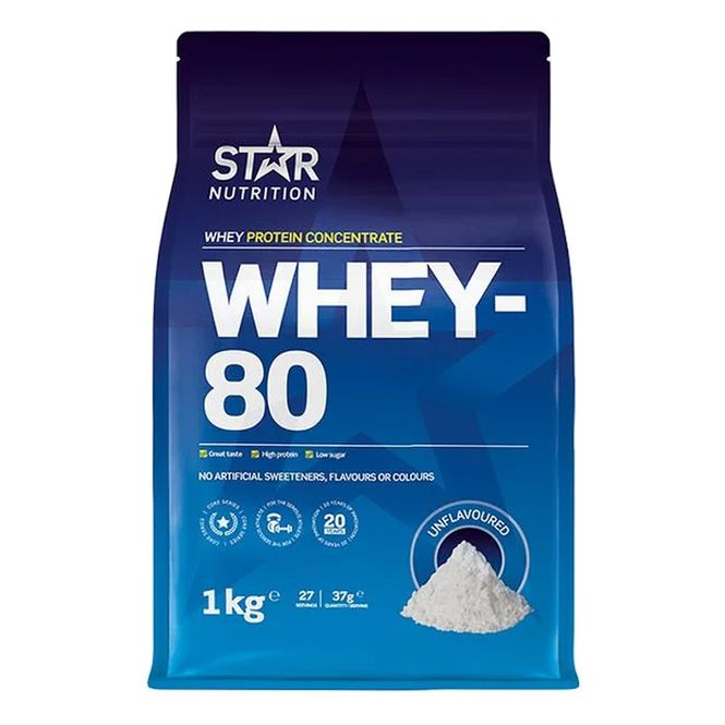 Hovedbilde Star Nutrition Whey 80 - 1000g
