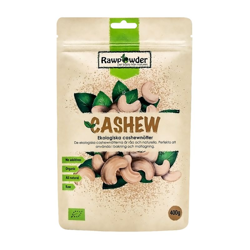 Cashewnøtter Økologisk - 400g