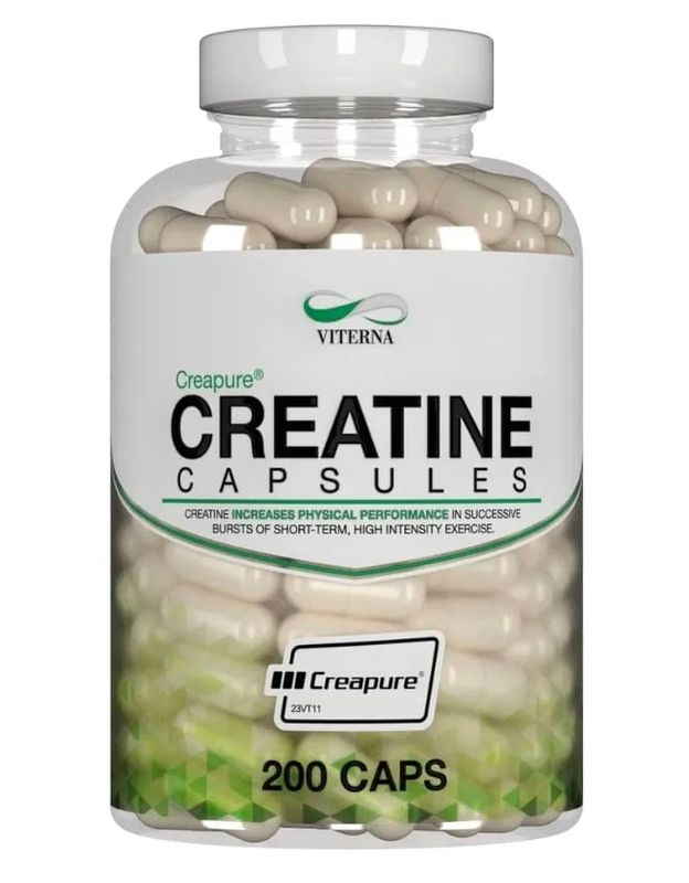 CreaPure Kreatin Monohydrat - 200 Kapsler