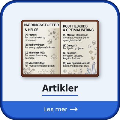 Artikler og guider om kosttilskudd, vitaminer, mineraler og ernæring fra Hardcore Dealer