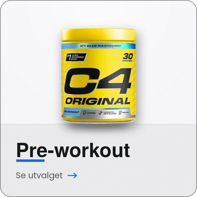 Pre-workout – energi og fokus tilskudd for intensiv trening