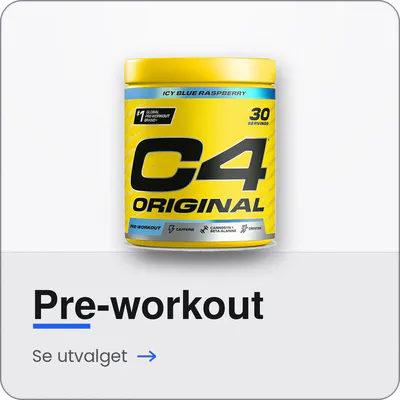 Pre-workout – energi og fokus tilskudd for intensiv trening